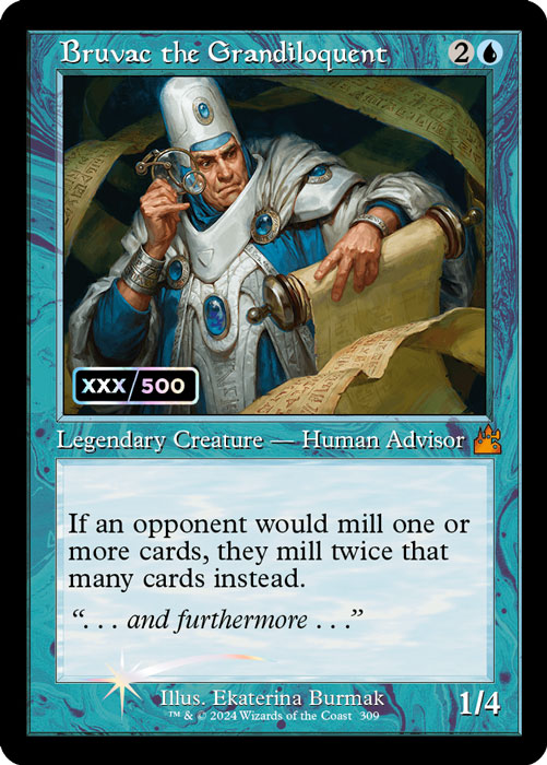 Bruvac the Grandiloquent Ravnica Remastered Collectors | Magic | CardTrader