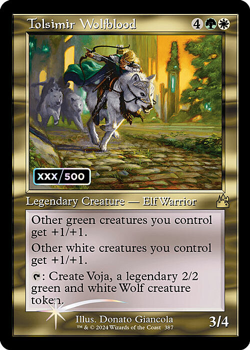 Tolsimir Wolfblood Card Front
