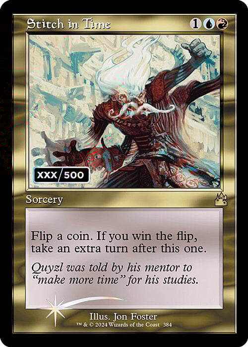 Stitch in Time Card Front