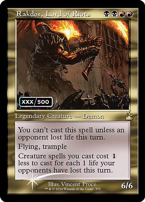 Rakdos, Lord of Riots Card Front