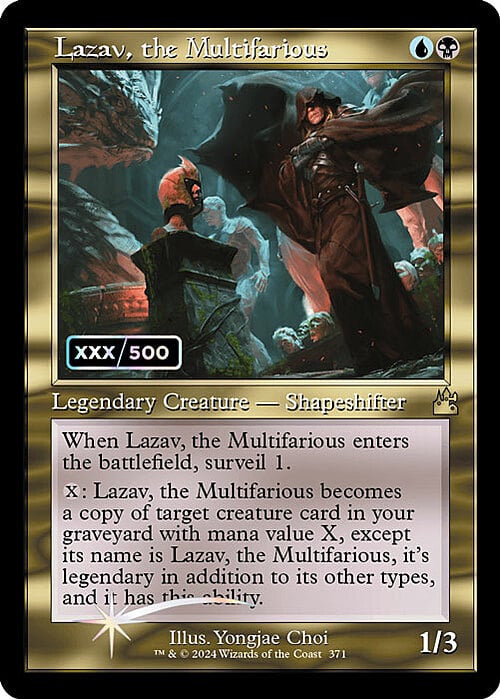 Lazav, the Multifarious Card Front