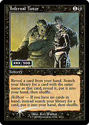 Infernal Tutor · Serialized Double Foil 326s