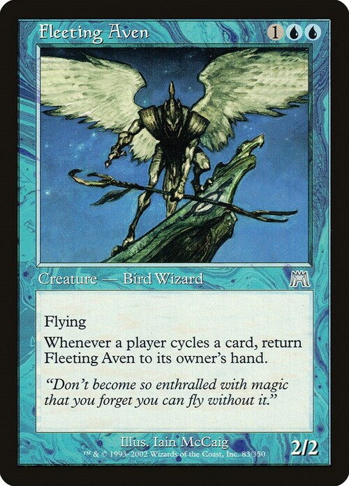 Fleeting Aven Card Front