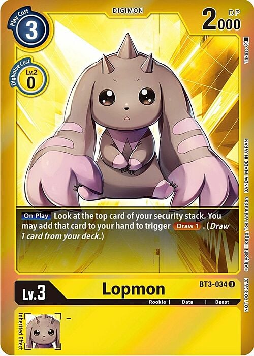 Lopmon Card Front