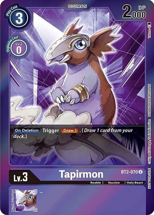 Tapirmon Card Front