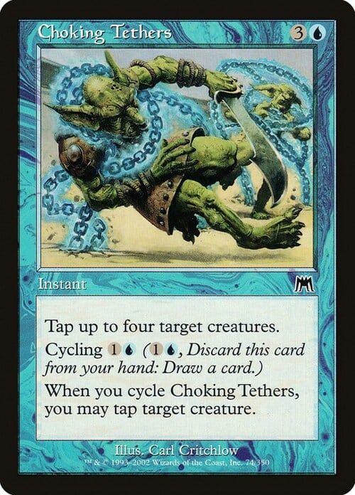 Choking Tethers Card Front