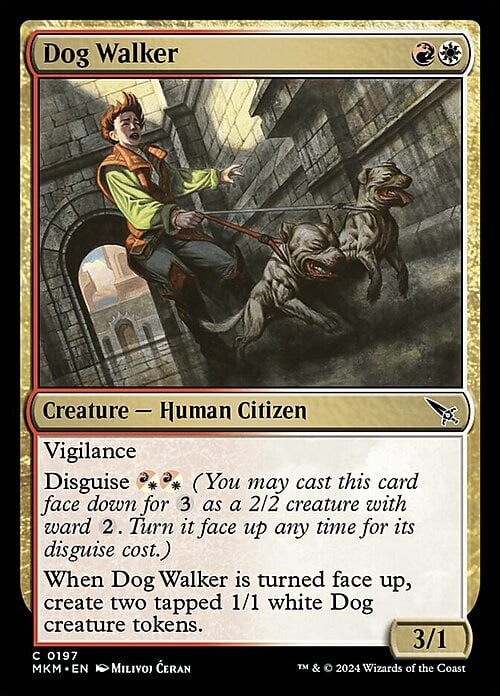 Dog Walker Card Front