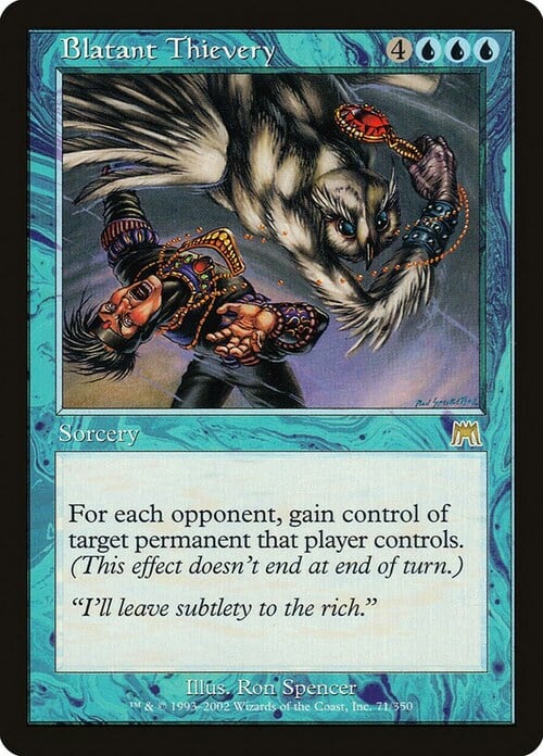 Blatant Thievery Card Front