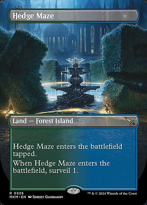Hedge Maze Card Front