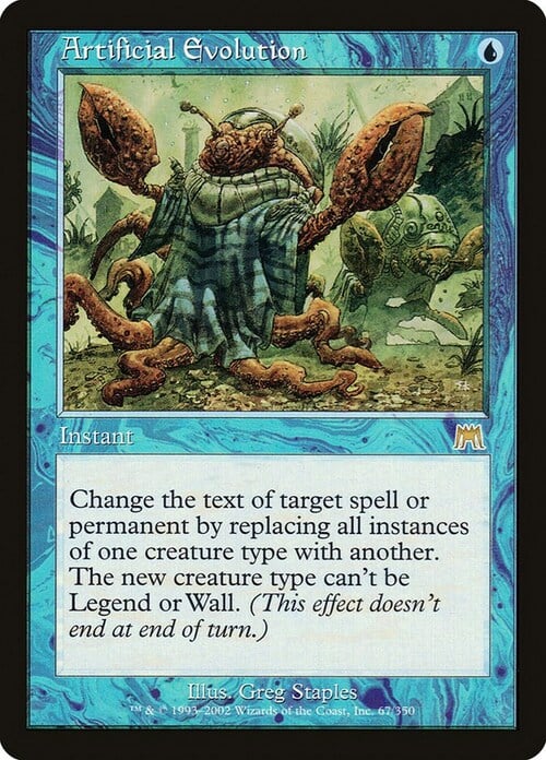 Artificial Evolution Card Front