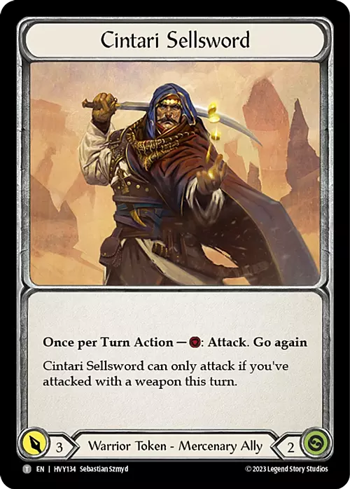 Cintari Sellsword Card Front