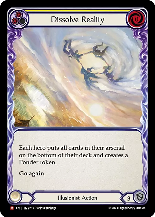 Dissolve Reality Card Front