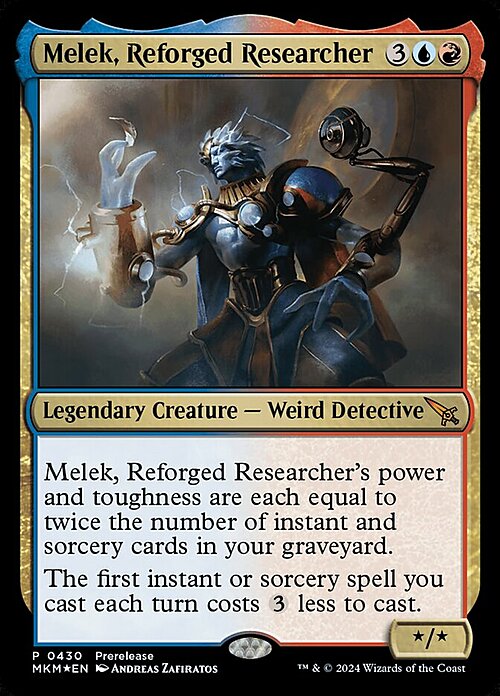 Melek, Reforged Researcher Card Front