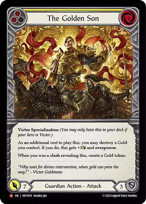 The Golden Son Card Front