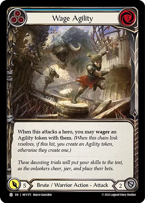 Wage Agility - Blue Card Front