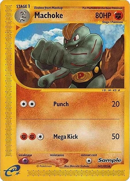 Machoke [Karate Chop | Submission] Card Front