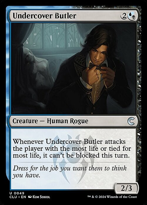 Undercover Butler Card Front