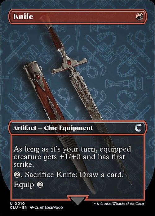 Knife Card Front