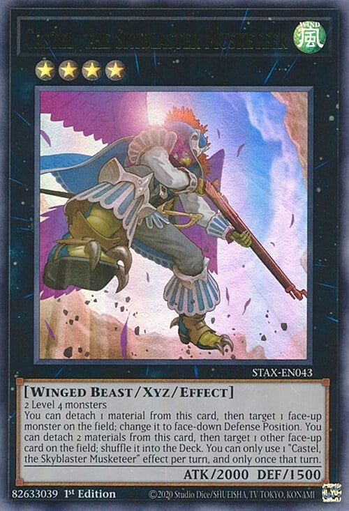 Castel, the Skyblaster Musketeer Card Front