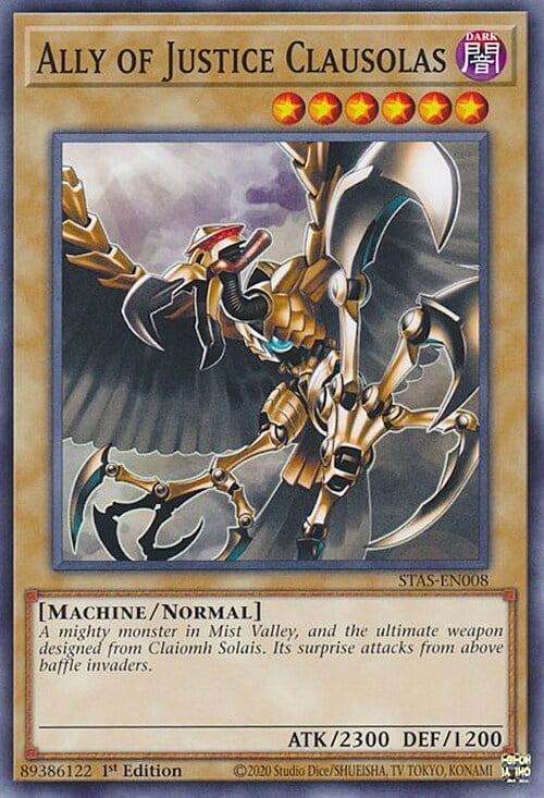Ally of Justice Clausolas Card Front
