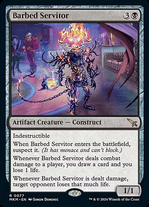 Barbed Servitor Card Front