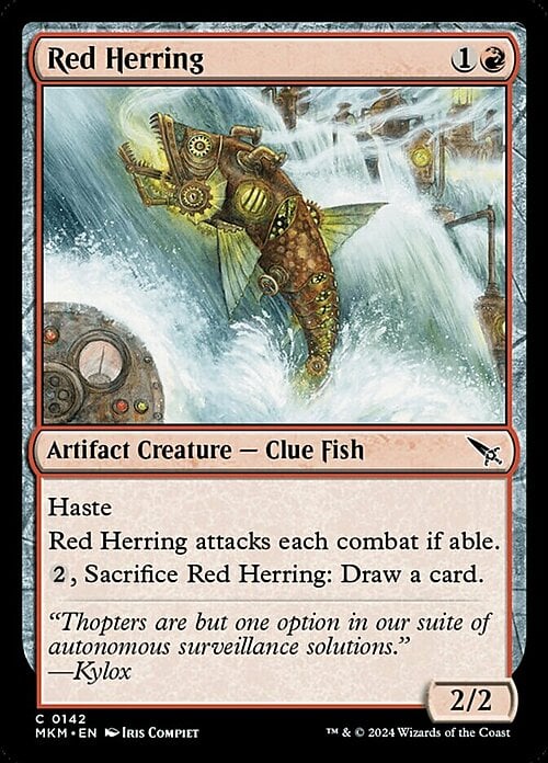 Red Herring Card Front