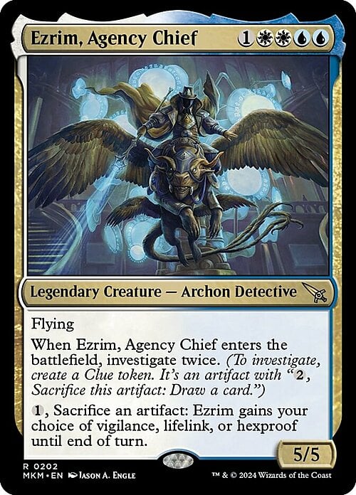 Ezrim, Agency Chief Card Front