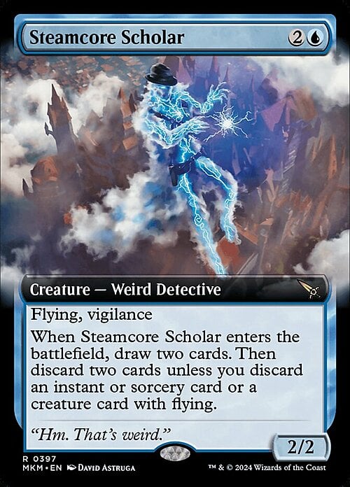 Steamcore Scholar Card Front