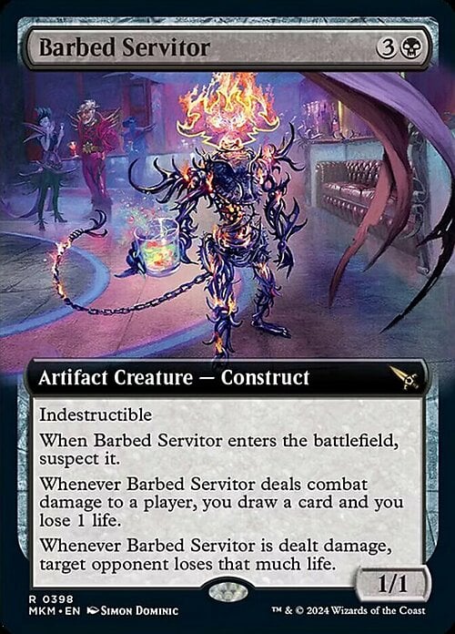 Barbed Servitor Card Front