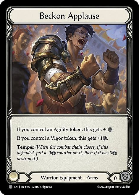 Beckon Applause Card Front