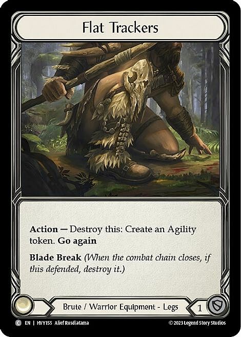 Flat Trackers Card Front