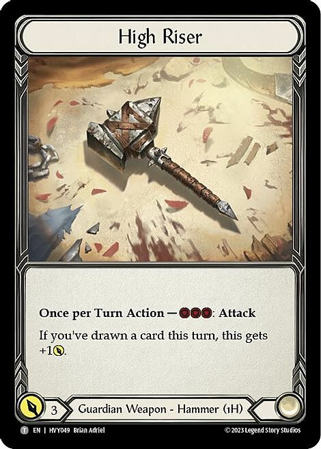 High Riser // Cintari Saber Card Front