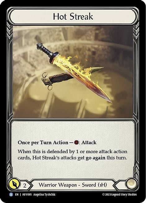 Hot Streak Card Front