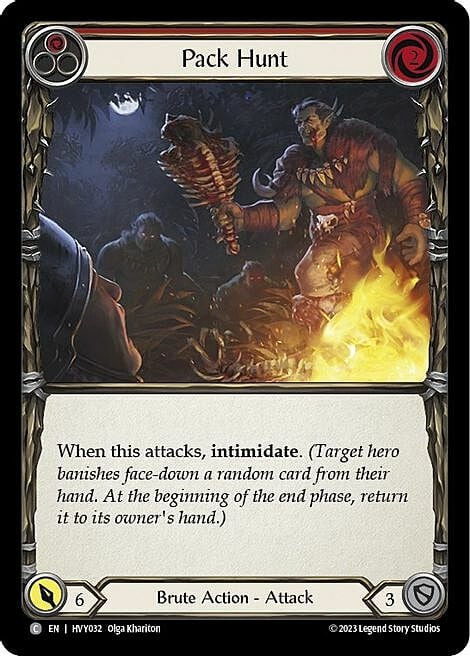 Pack Hunt (Red) Card Front