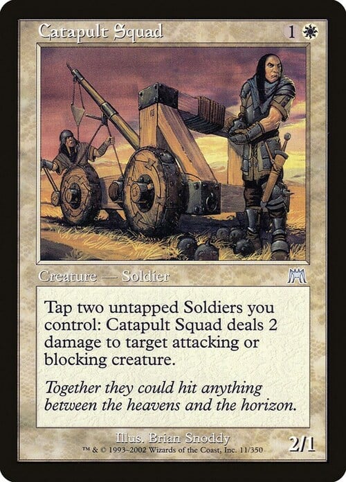 Squadra della Catapulta Card Front