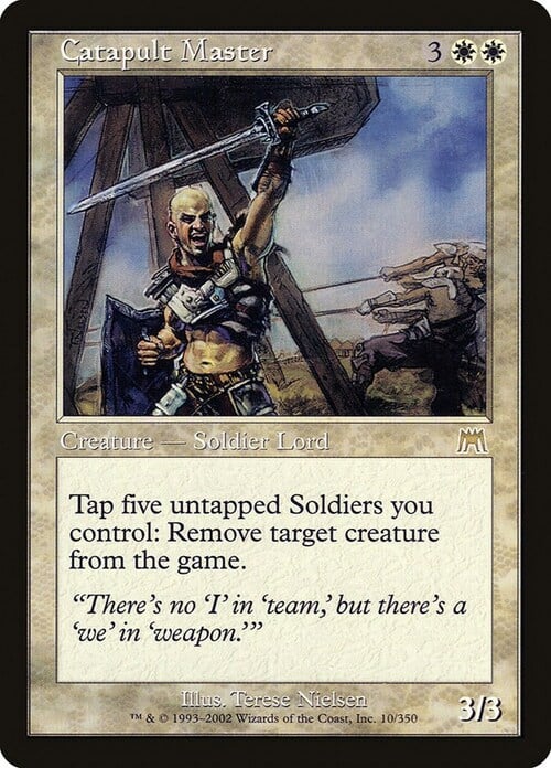 Catapult Master Card Front