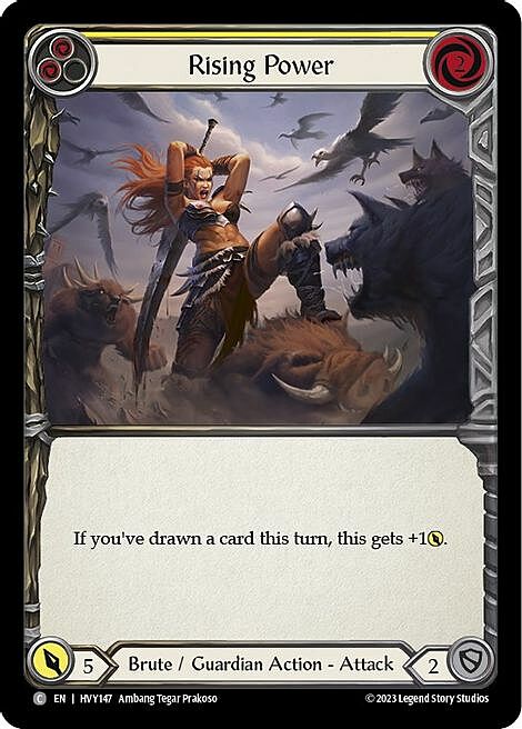 Rising Power - Yellow Card Front