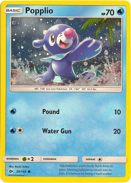 Popplio Card Front