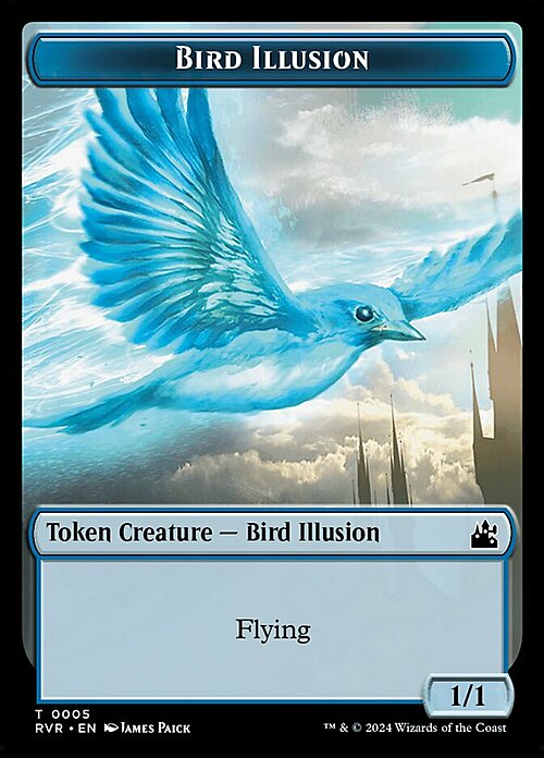 Bird Illusion Card Front