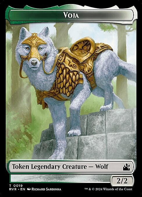Voja Wolf Card Front