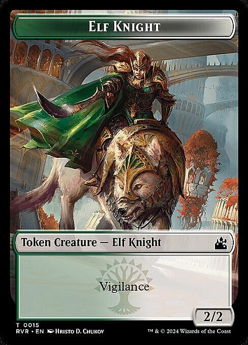 Voja Wolf // Elf Knight Card Front