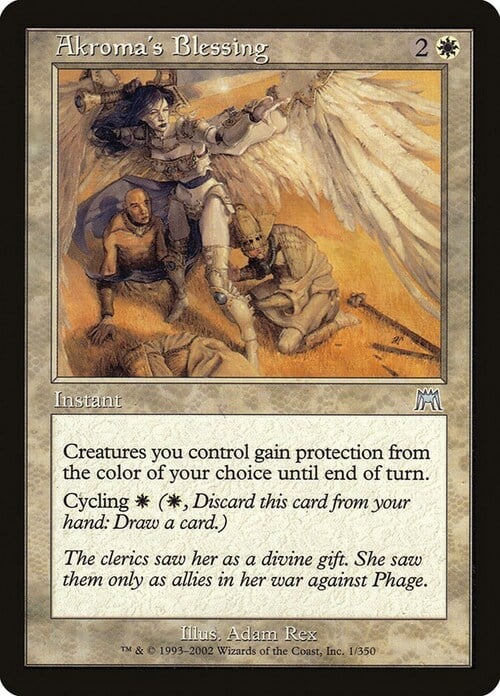 Akroma's Blessing Card Front