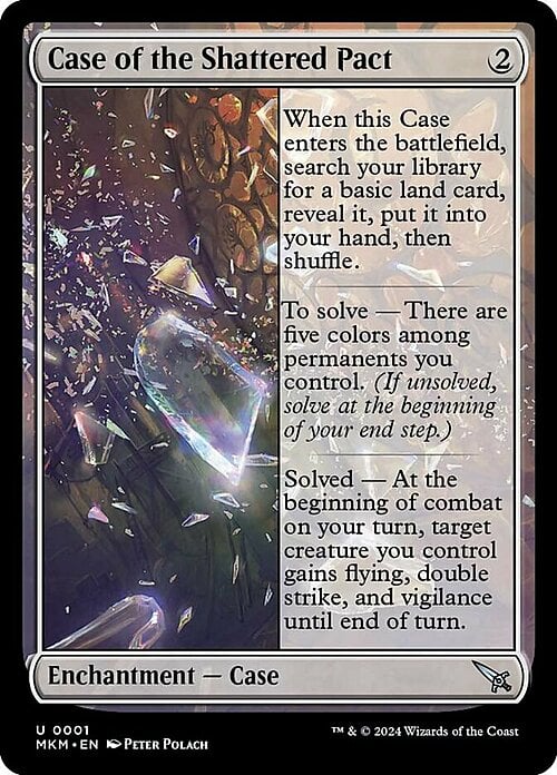 Case of the Shattered Pact Card Front
