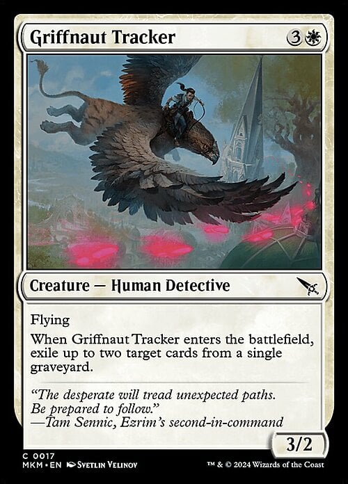 Griffnaut Tracker Card Front