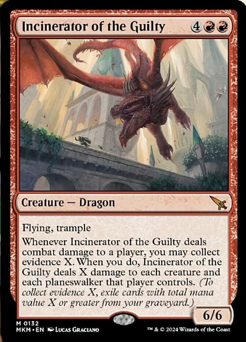 Incinerator of the Guilty Card Front