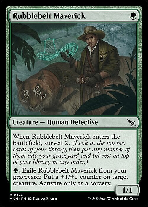 Rubblebelt Maverick Card Front