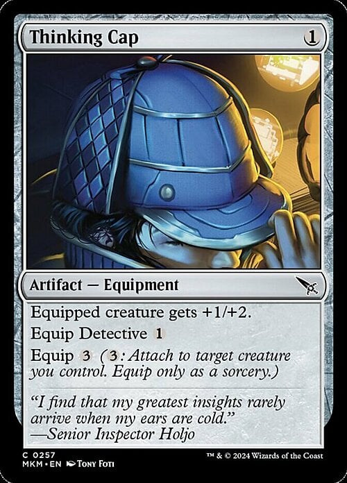 Cappello da Detective Card Front