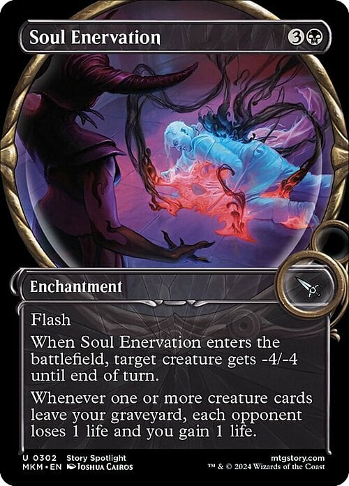 Soul Enervation Card Front