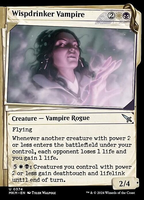 Wispdrinker Vampire Card Front