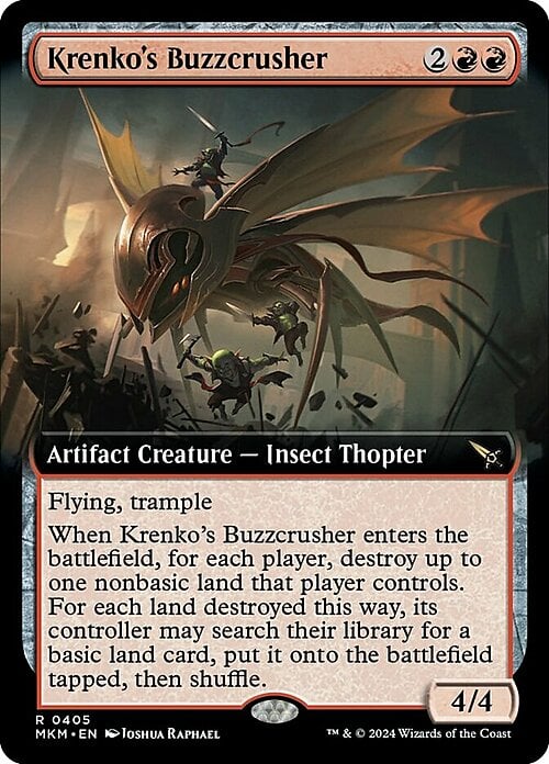 Krenko's Buzzcrusher Card Front